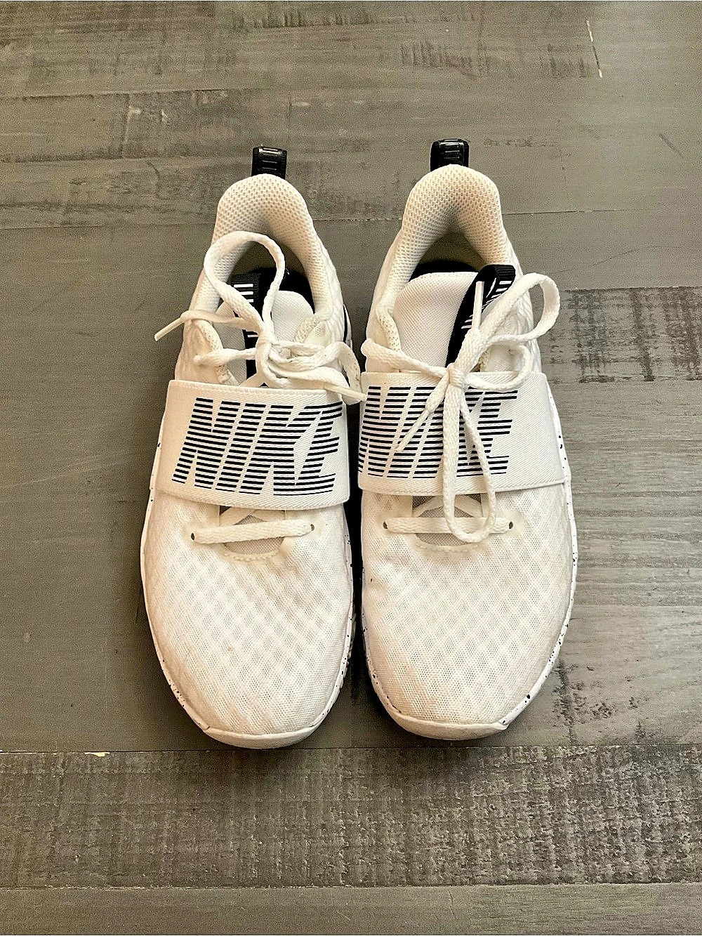 Nike React Infinity Run Flyknit Women's Sneakers US 8 White & Black